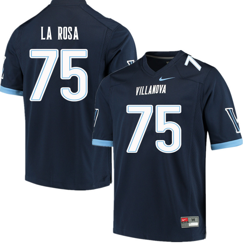 Men #75 Patrick La Rosa Villanova Wildcats College Football Jerseys Sale-Navy